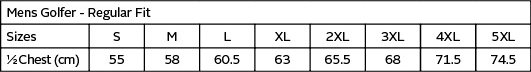 Sizing Chart Image