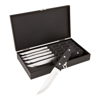 6 Piece Knife Set in Wooden Box