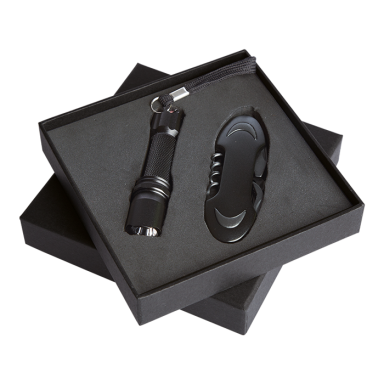Pocket Knife and Torch Gift Set