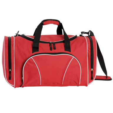 Sports Bag with White Piping