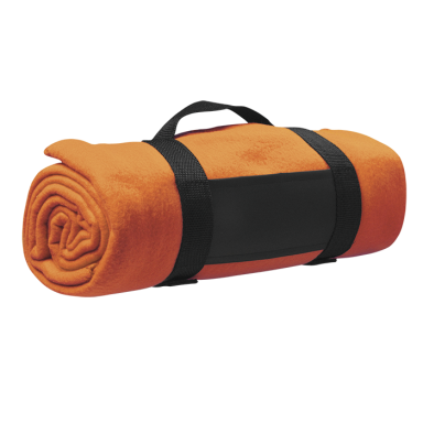 Fleece Blanket with Carry Strap