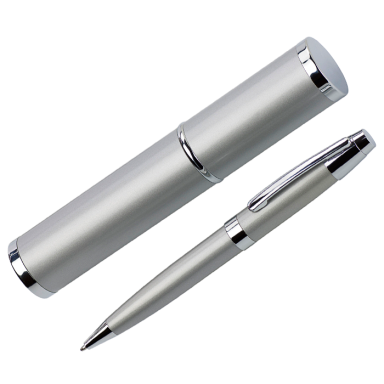 Metal Ballpoint Pen in Matching Tube