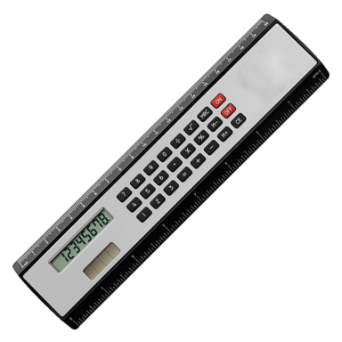 20cm Ruler with Calculator