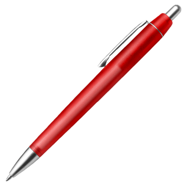 Ballpoint Pen with Coloured Translucent Barrel