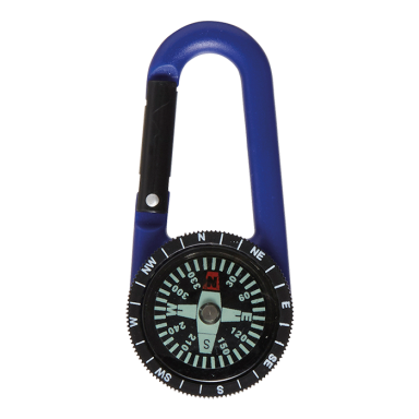 Carabiner Clip with Compass