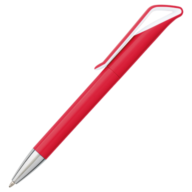 Coloured Barrel Geometric Swan Shaped Ballpoint Pen