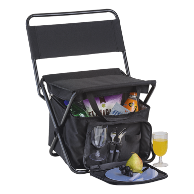 Picnic Chair Cooler with 2 Person Picnic Set