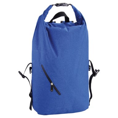 Melange Waterproof Backpack With Diagonal Zip
