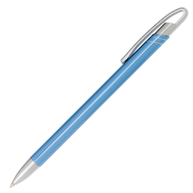 Aluminium Ballpoint Pen With Silver Clip