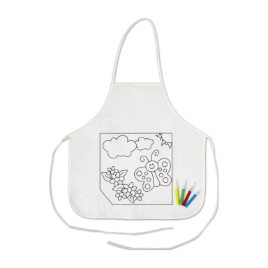 Kids Colouring In Apron