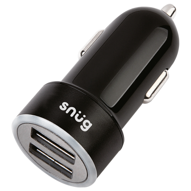 Snug Car Charger With Lightning Cable