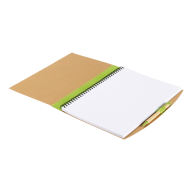 Recycled Cardboard Notebook With Pen