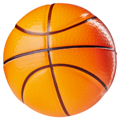 Basketball Ball Shaped Stress Ball